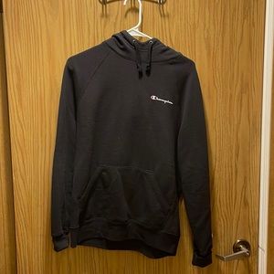 Black champion hoodie